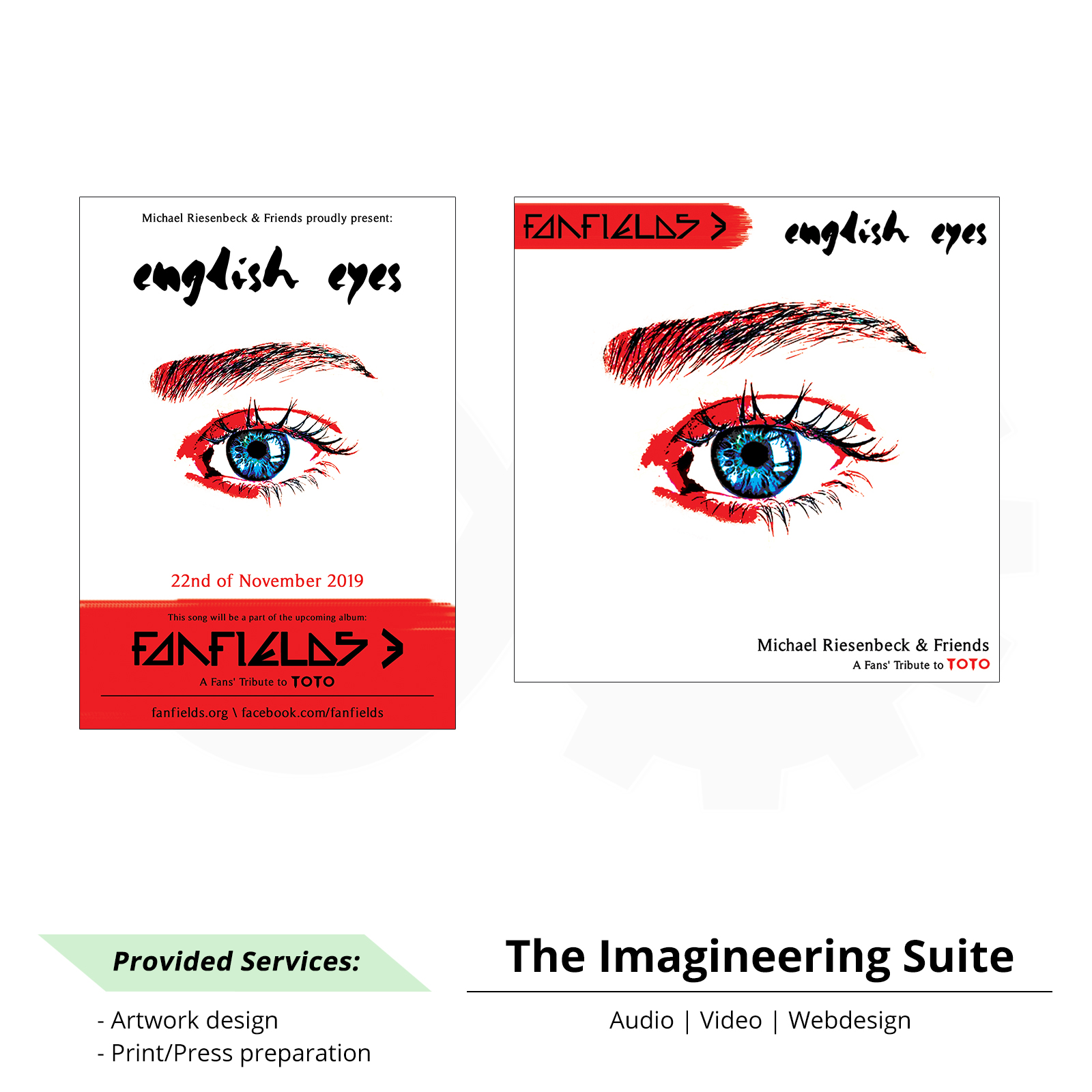 Fanfields - English Eyes - Artwork & Promo material