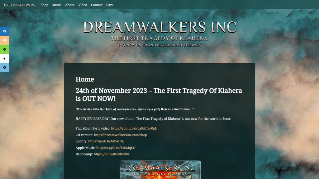 Webdesign - Dreamwalkers Inc