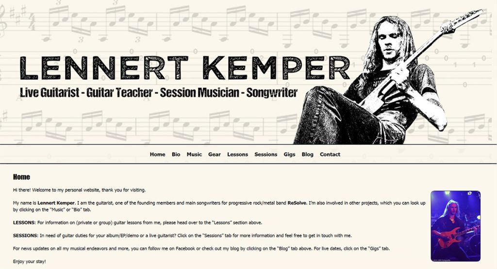 Webdesign - Lennert Kemper